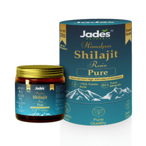 Jades Naturals Himalayan Shilajit Resin Herbo Gold  (20g) – 70% Fulvic Acid & 85+ Minerals | Pure Export Quality